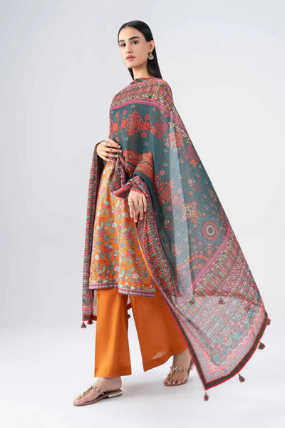 3 Piece - Digital Printed Suit