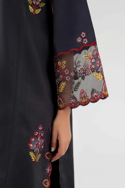 3 Piece - Printed Embroidered Suit