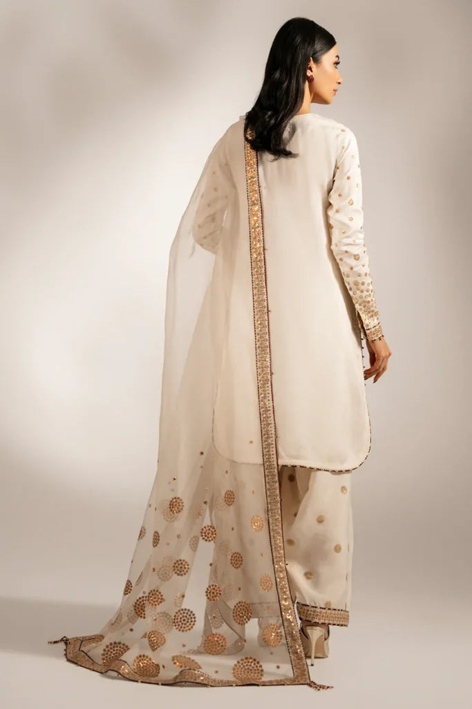 Jazmin Premium Embroidered 3 Piece Silk Suit