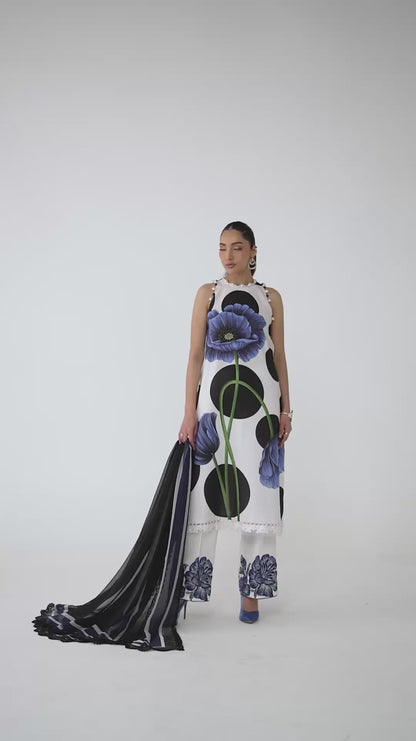 Maria.B Premium Digital Printed Lawn 3 Piece Suit