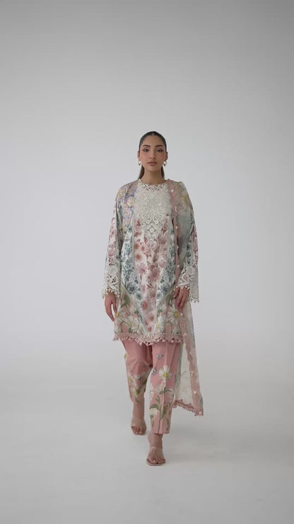 M.Prints Premium Lawn 3 Piece Suit
